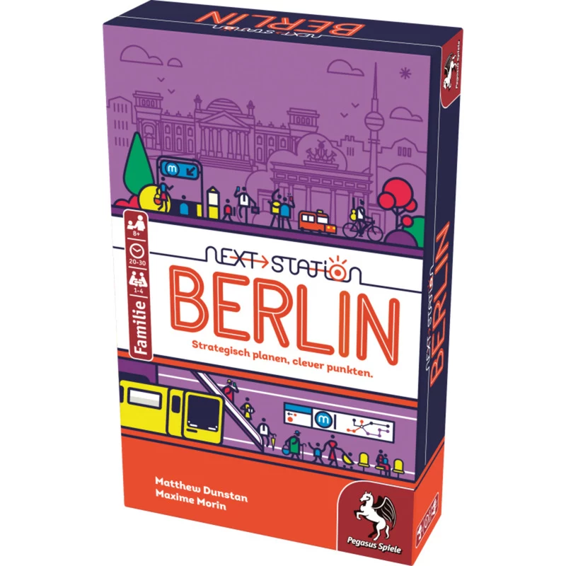 PEGASUS Next Station Berlin – Roll-and-Write -lautapeli (saksankielinen painos)