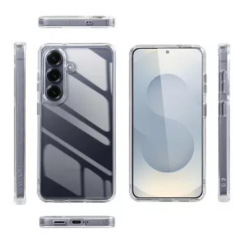 Nevox StyleShell SHOCKFlex läpinäkyvä kotelo Samsung Galaxy S26:lle