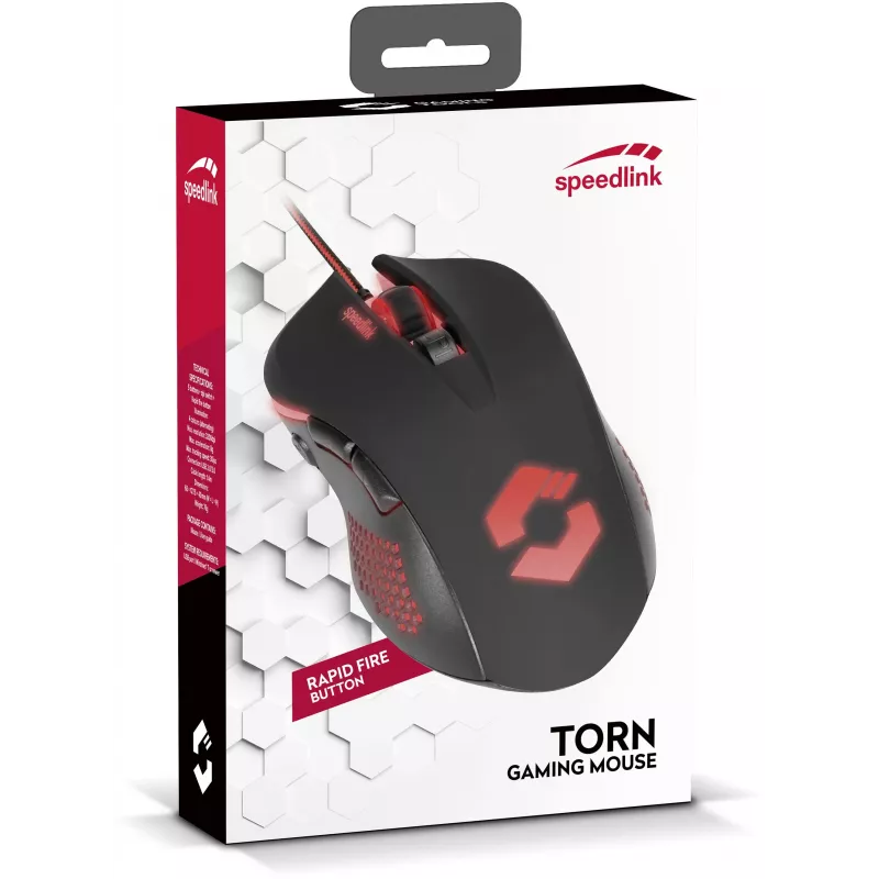 Speedlink Torn pelihiiri, musta (SL-680008-BKBK)
