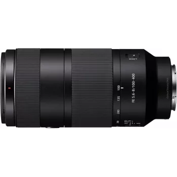 Sony FE 100-400mm f/5.6-8 OSS -objektiivi, E-kiinnitys (SEL100400B.SYX)