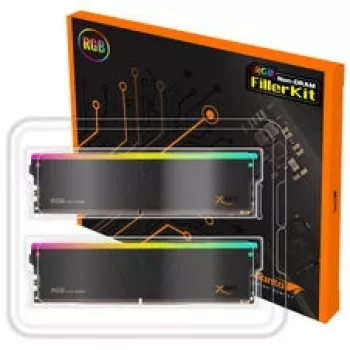 V-Color Manta XSky RGB täytekit DDR5:lle, ilman DRAM, ARGB - dual-kit, musta