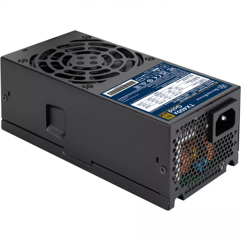 SilverStone TX400x Gold 400W 80 PLUS Gold ATX-virtalähde, musta, 2x PCIe
