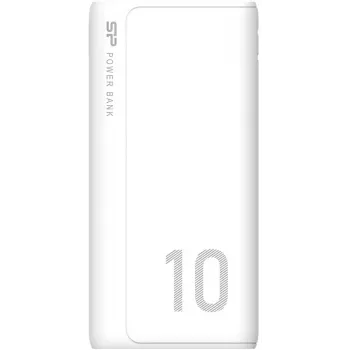 Silicon Power GP15 10000 mAh virtapankki, valkoinen (SP10KMAPBKGP150W)
