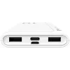Silicon Power GP15 10000 mAh virtapankki, valkoinen (SP10KMAPBKGP150W)