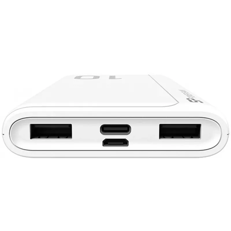 Silicon Power GP15 10000 mAh virtapankki, valkoinen (SP10KMAPBKGP150W)