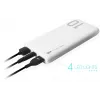 Silicon Power GP15 10000 mAh virtapankki, valkoinen (SP10KMAPBKGP150W)