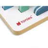 TONIES Mini pystyteline - Berg 11003982 kromattu metalli 2 hyllyä pystyteline