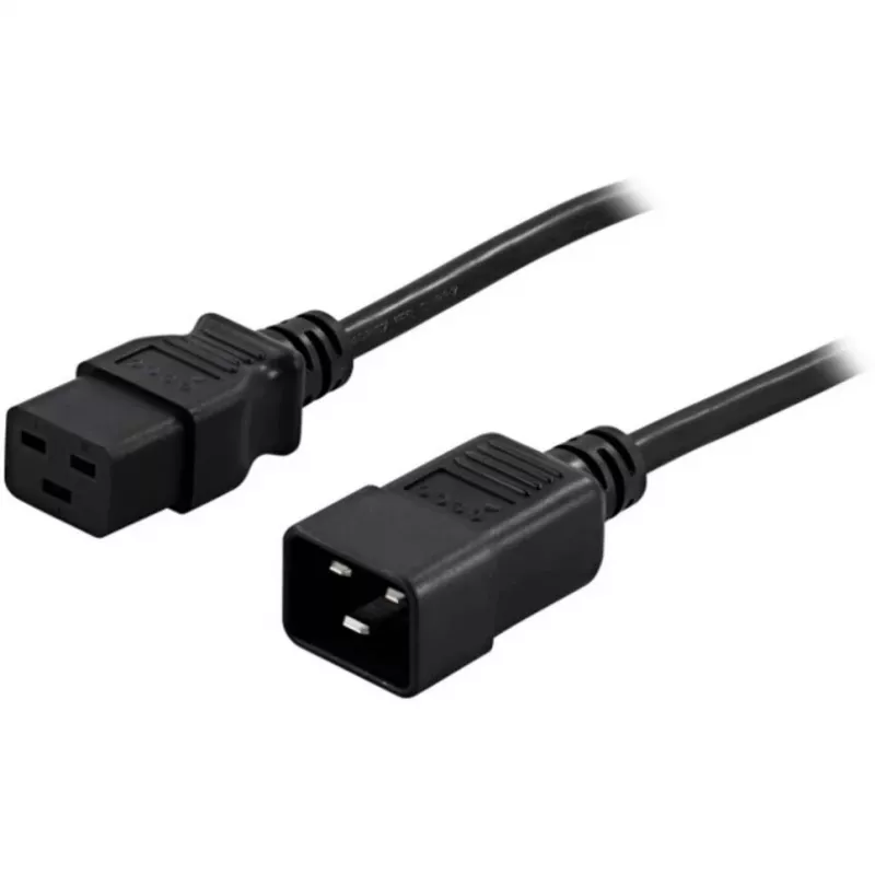 BlueWalker PowerWalker virtakaapeli IEC 60320 C19 - C20 1,8 m musta