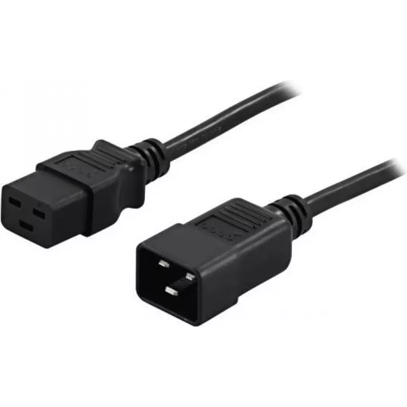 BlueWalker PowerWalker virtakaapeli IEC 60320 C19 - C20 1,8 m musta