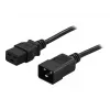 BlueWalker PowerWalker virtakaapeli IEC 60320 C19 - C20 1,8 m musta
