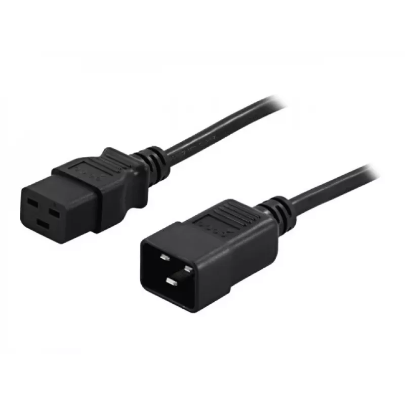 BlueWalker PowerWalker virtakaapeli IEC 60320 C19 - C20 1,8 m musta