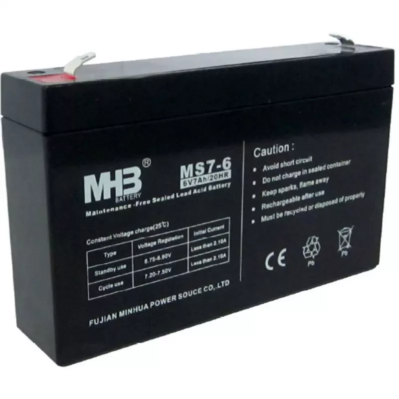 PowerWalker MHB MS7-6 12V 7Ah VRLA-akku UPS-järjestelmiin