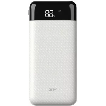 Silicon Power GP28 10000 mAh virtapankki, valkoinen (SP10KMAPBKGP280W)