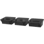 Gigaset pro Multicharger Snap in SL850H (3 kpl:n pakkaus) - mustat latausmoduulit DECT-puhelimille