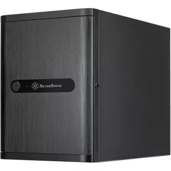 SilverStone Technology SST-CS240 musta Mini-ITX NAS-kotelo 4 hot-swap-paikalla