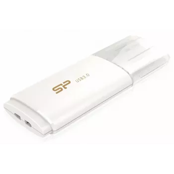 Silicon Power Blaze B06 32GB USB 3.2 Gen 1 flash-asema, sisäänvedettävä, valkoinen