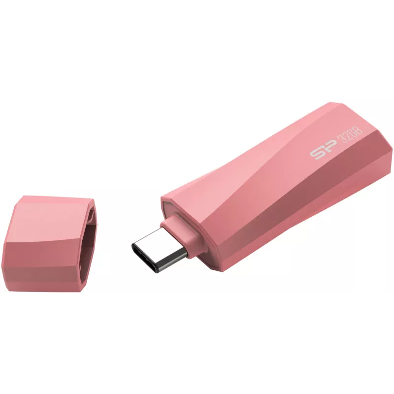 Silicon Power SP032GBUC3C07V1P 32 GB USB-C flash-asema pinkki ilman kantta