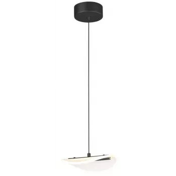 Milali riippuvalaisin 19 cm musta E27 metalli