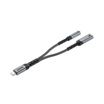 UNITEK USB-C - 3,5 mm äänisovitin PD:llä