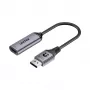 UNITEK DisplayPort - HDMI 2.1 -sovitin 8K@60Hz HDR 48Gbps 15cm