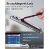 ESR Classic RFID magneettinen lompakkoteline MagSafe tumman viininpunainen