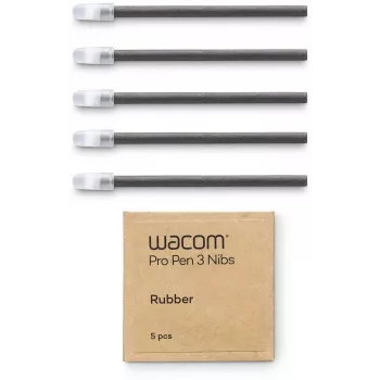 WACOM Pro Pen 3 kumikärjet 5 kpl:n pakkaus (ACK253010Z) – varakärjet luonnolliseen paperituntuun