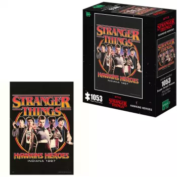 EPOCH Games Stranger Things Hawkins Heroes 1000 palan palapeli