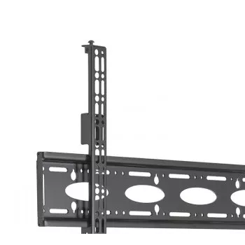 B-TECH AV BT8448-150/BB erittäin suuri yleiskattokiinnike litteille näytöille 1,5 m varrella Ø50 mm, VESA enintään 1100x700, 130 kg, musta