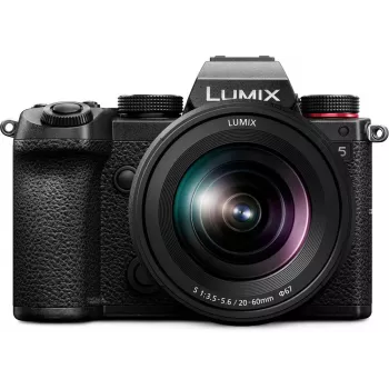 Panasonic Lumix DC-S5KE-K täysikokoinen järjestelmäkamera 20-60mm objektiivisarjalla