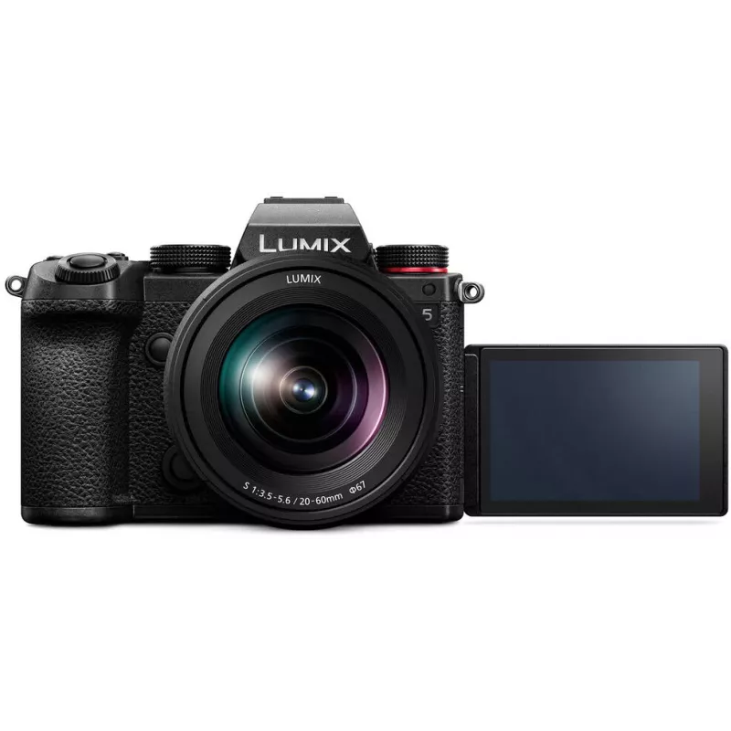 Panasonic Lumix DC-S5KE-K täysikokoinen järjestelmäkamera 20-60mm objektiivisarjalla