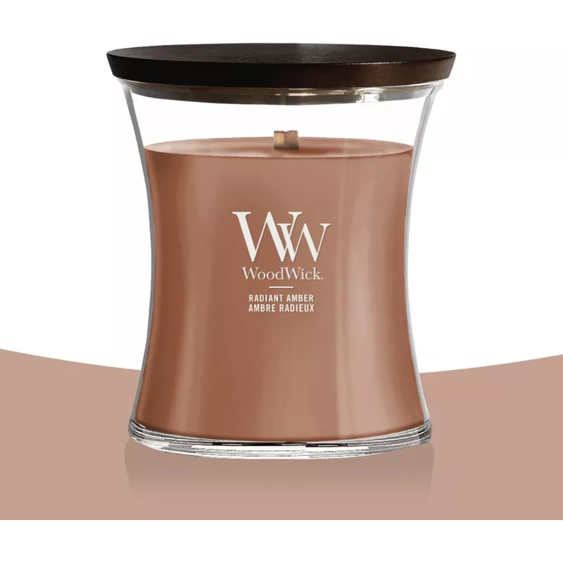 WoodWick Radiant Amber Elipsa tuoksukynttilä 453,6g