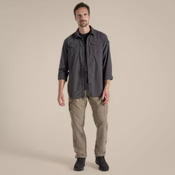 Craghoppers NosiLife Adventure LS paita III - musta pippuri - L