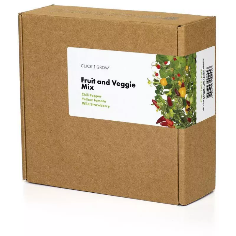 Click & Grow hedelmä- ja vihannesmix kasvukapselit Smart Gardeniin, 9 kpl:n pakkaus (PPMFVX9)