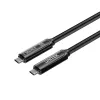 Unitek USB-C aktiivinen optinen kaapeli 10Gbps PD60W 8K@30Hz 12m musta