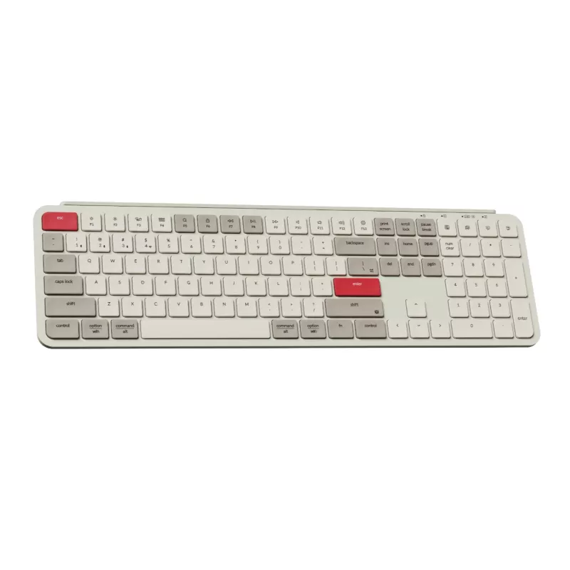 Keychron B6 Pro Ultra-Slim 100% langaton mekaaninen näppäimistö – Retro Red