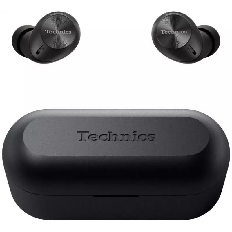 Technics EAH-AZ40M2EK True Wireless In-Ear-kuulokkeet aktiivisella melunvaimennuksella, LDAC, JustMyVoice™, Multipoint, IPX4, musta