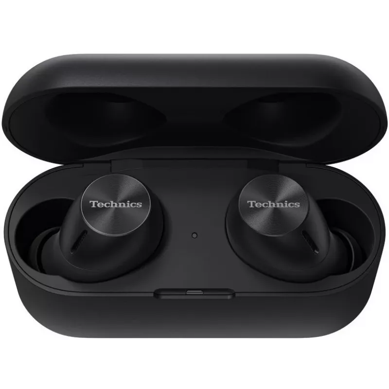 Technics EAH-AZ40M2EK True Wireless In-Ear-kuulokkeet aktiivisella melunvaimennuksella, LDAC, JustMyVoice™, Multipoint, IPX4, musta