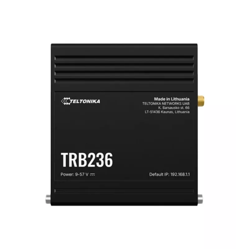 Teltonika TRB236 teollinen LTE Cat 1 -yhdyskäytävä (ilman virtalähdettä)