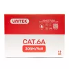 UNITEK C18121BL Cat.-6A-S/FTP-LSZ-asennuskaapeli, 305 m, sininen