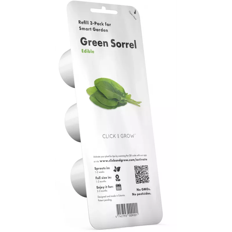 Click & Grow suolaheinä-kasvikapselit Smart Garden -puutarhaan, 3 kpl:n pakkaus (SGR55X3)