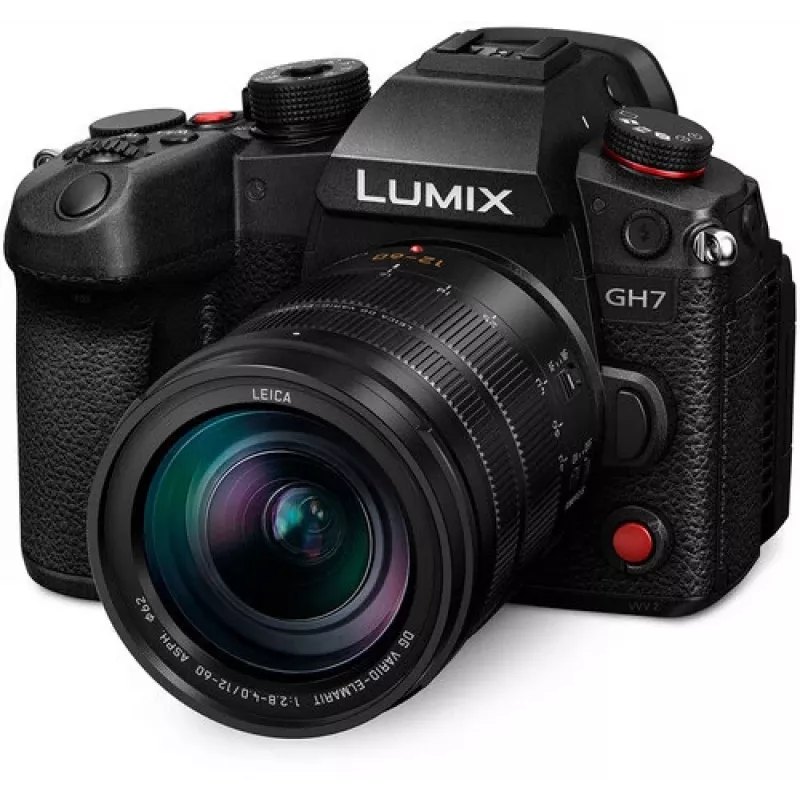 Panasonic Lumix DC-GH7LE järjestelmäkamera runko 12-60mm objektiivisarjalla - musta
