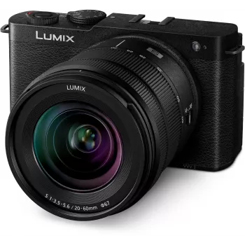 Panasonic Lumix DC-S9 + Lumix S 20-60mm f/3.5-5.6 sarja, syvänmusta (DC-S9KE-K)