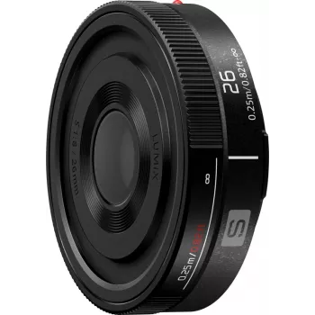 Panasonic Lumix S 26mm f/8 pancake-objektiivi (MF) (S-R26E)