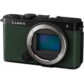 Panasonic Lumix DC-S9E-G täysikokoinen järjestelmäkamera 24,2MP CMOS -kennolla, 5-akselinen kuvanvakautus, 6K-video, L-mount, tummanoliivi