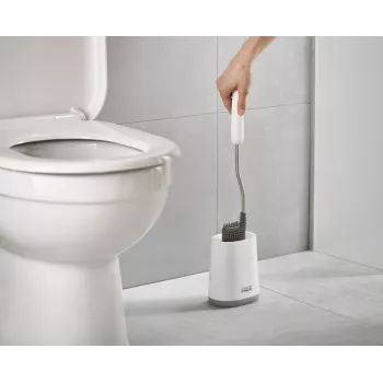 Joseph Joseph Flex Lite wc-harja ja teline valkoinen
