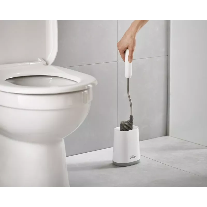 Joseph Joseph Flex Lite wc-harja ja teline valkoinen