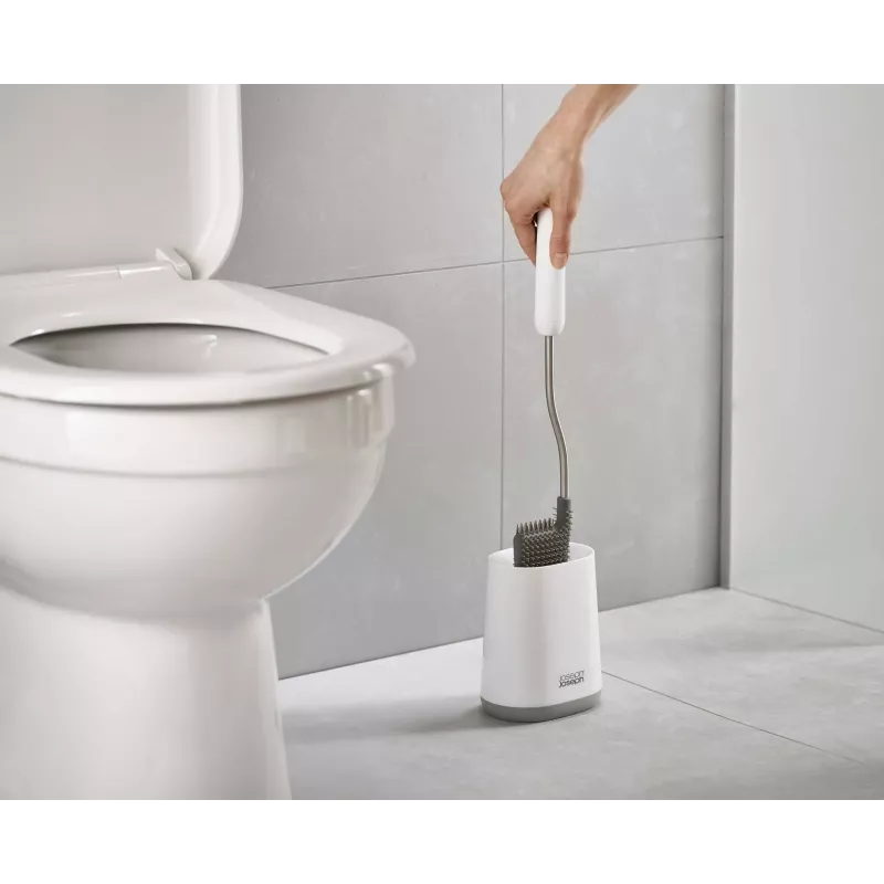 Joseph Joseph Flex Lite wc-harja ja teline valkoinen