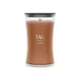 WoodWick Radiant Amber 609,5g tuoksukynttilä puusydämellä, jopa 180 tunnin paloaika, tiimalasilasiastia