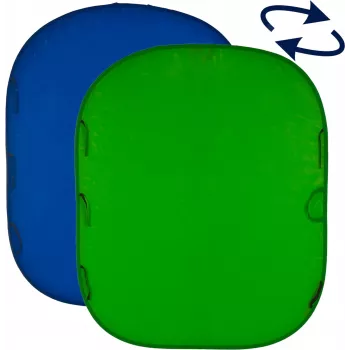 Manfrotto Chromakey-tausta 1.8 x 2.1 m, sininen/vihreä (LL LC5987)