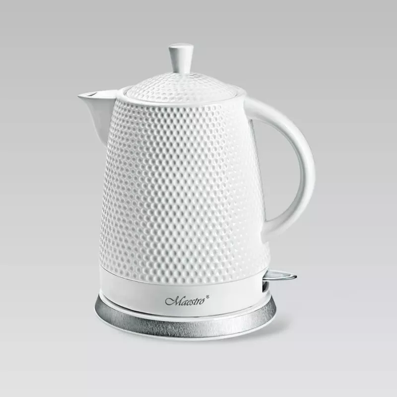 MEO keraaminen vedenkeitin 1,5 l 1500 W valkoinen MR-069-WHITE MAESTRO